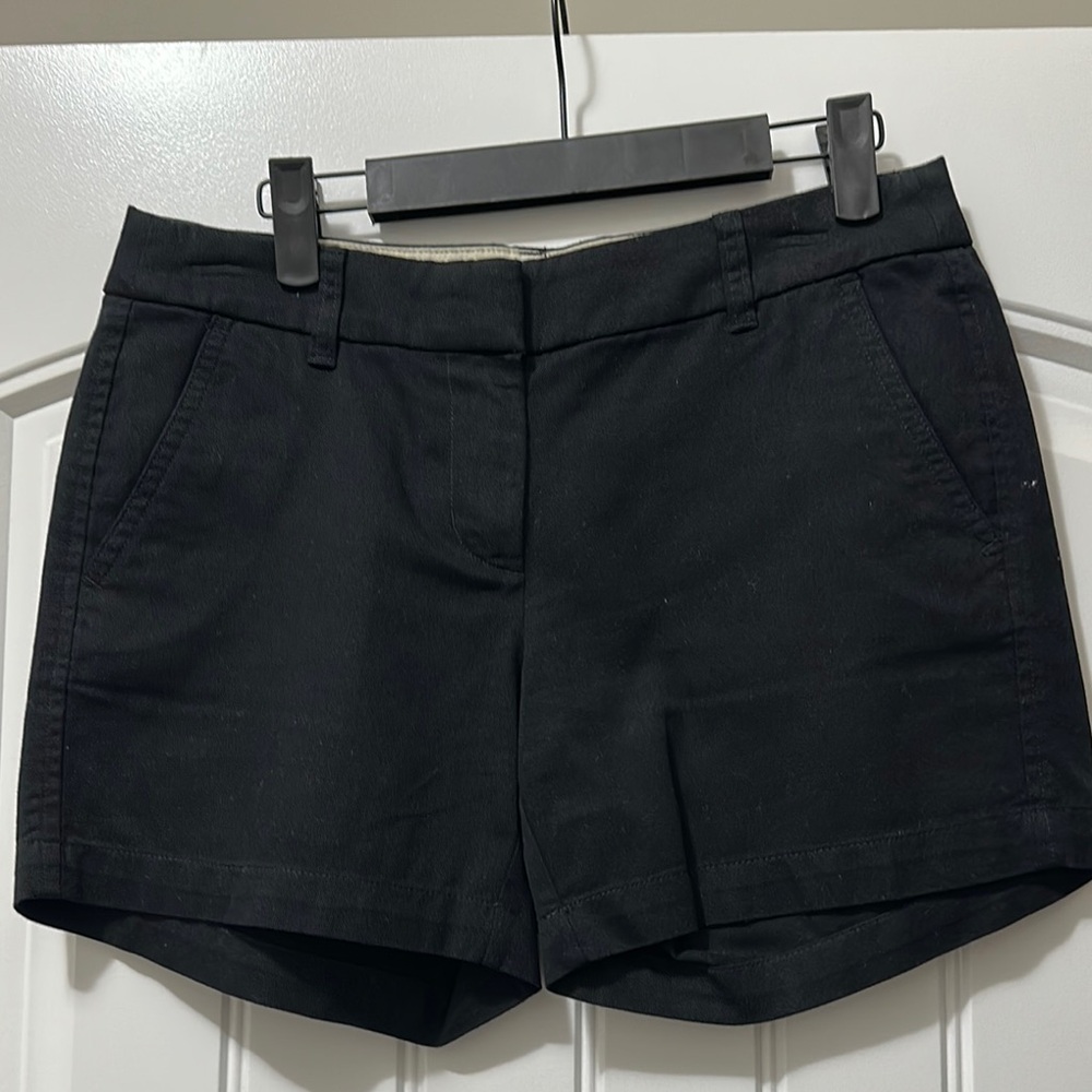 J. Crew Women's Classic Black Chino Shorts